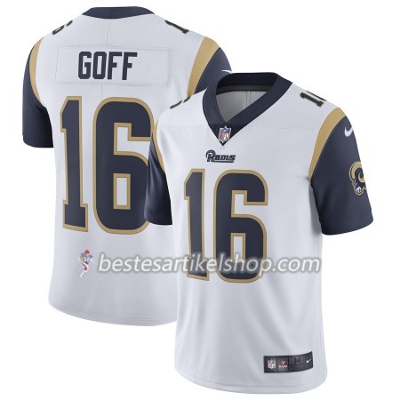Herren Los Angeles Rams Trikot Jared Goff 16 Nike Weiß